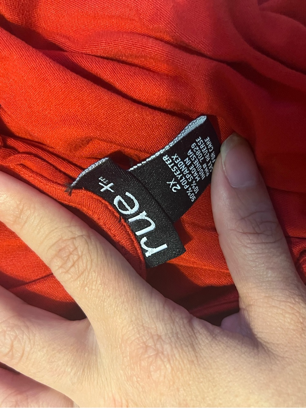 Rue21 Orange-Red Knit Top - Lightweight Staple